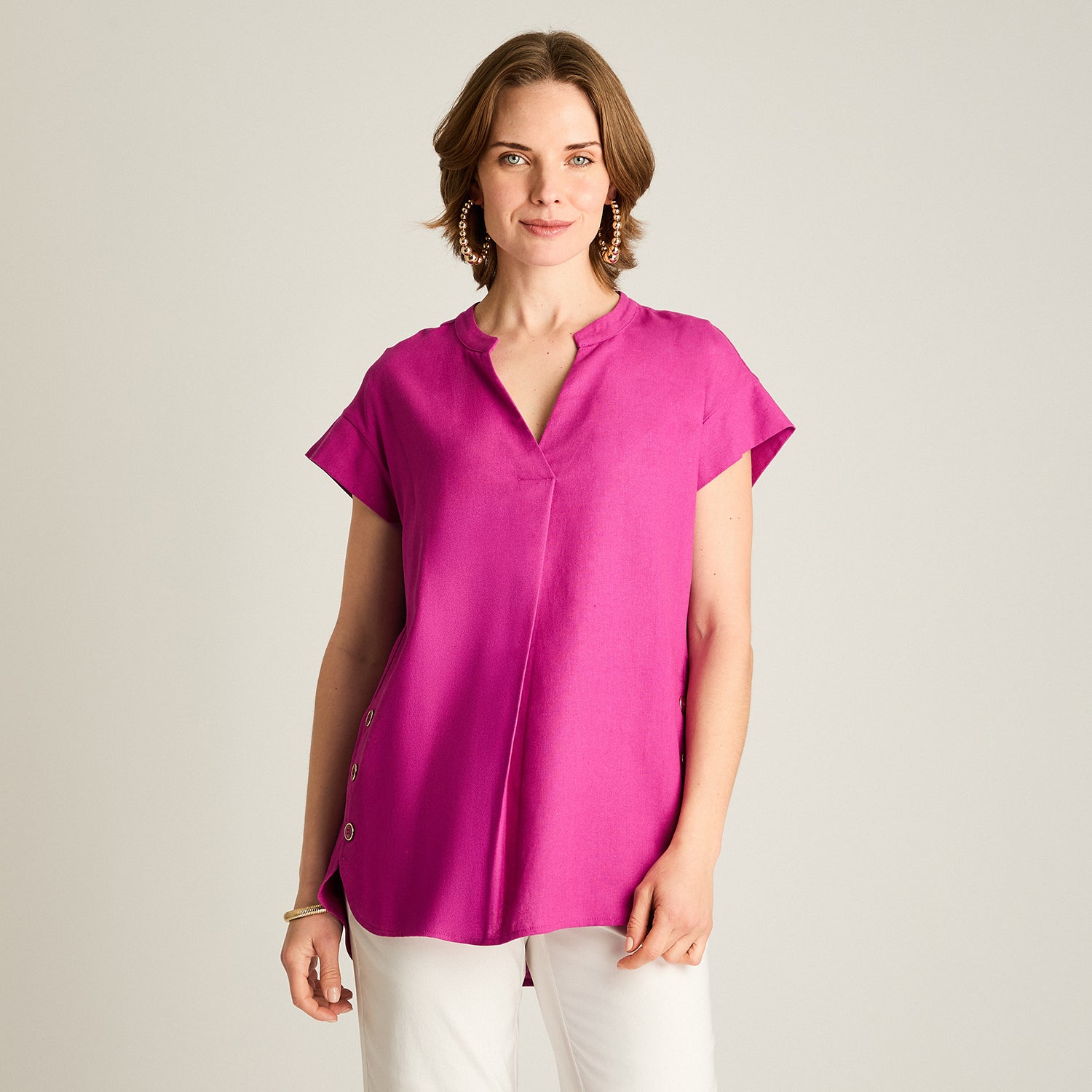 Blusa Holgada Morado